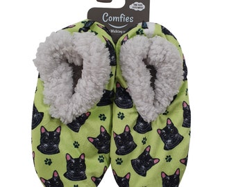 women's slippers with cats on them