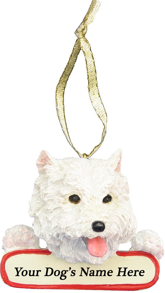 west highland terrier ornament