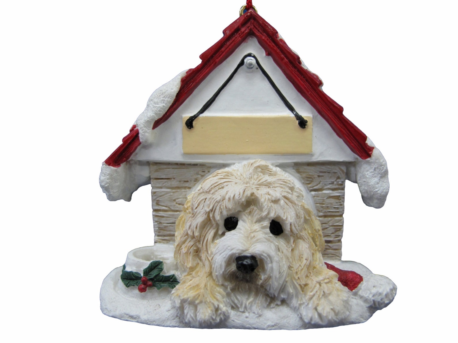 Goldendoodle Christmas Ornament with Magnetic back  Etsy