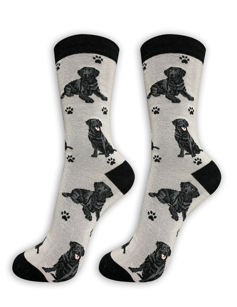 Black Lab Socks Fun High Quality All Season One Size Etsy