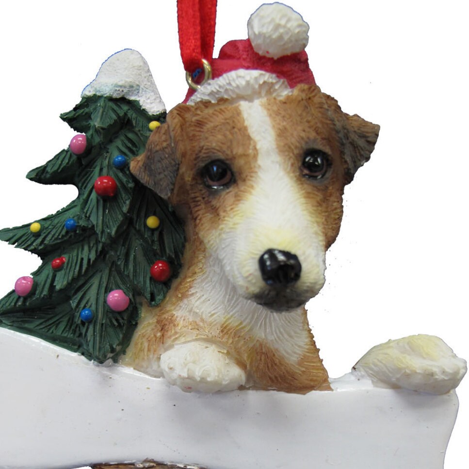 Jack Russell Ornament Personalized With Your Dog's Name Etsy
