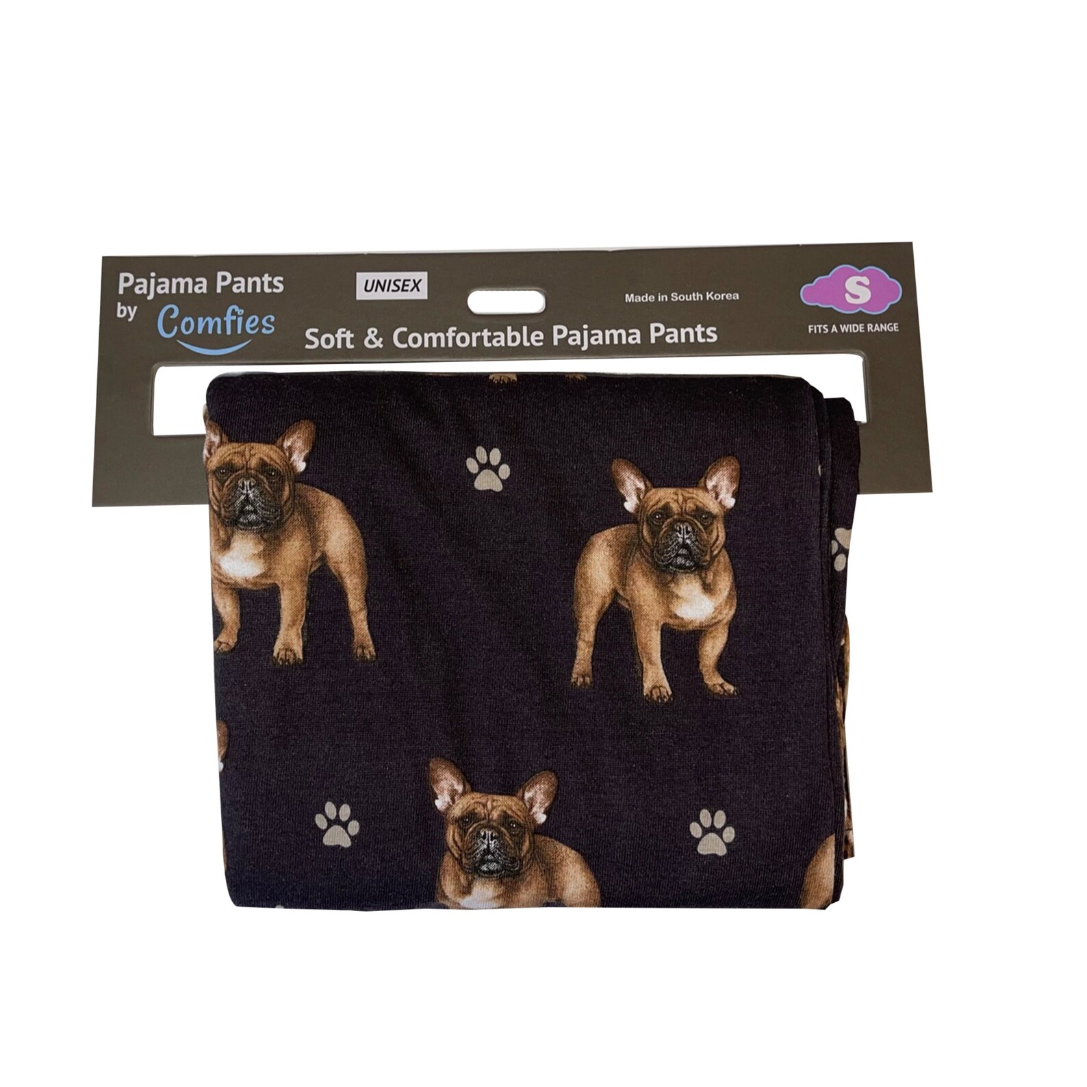 French Bulldog Unisex Lightweight Cotton Blend Pajama Bottoms Etsy