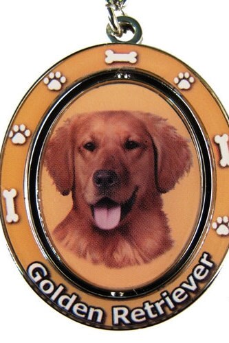 golden retriever key ring