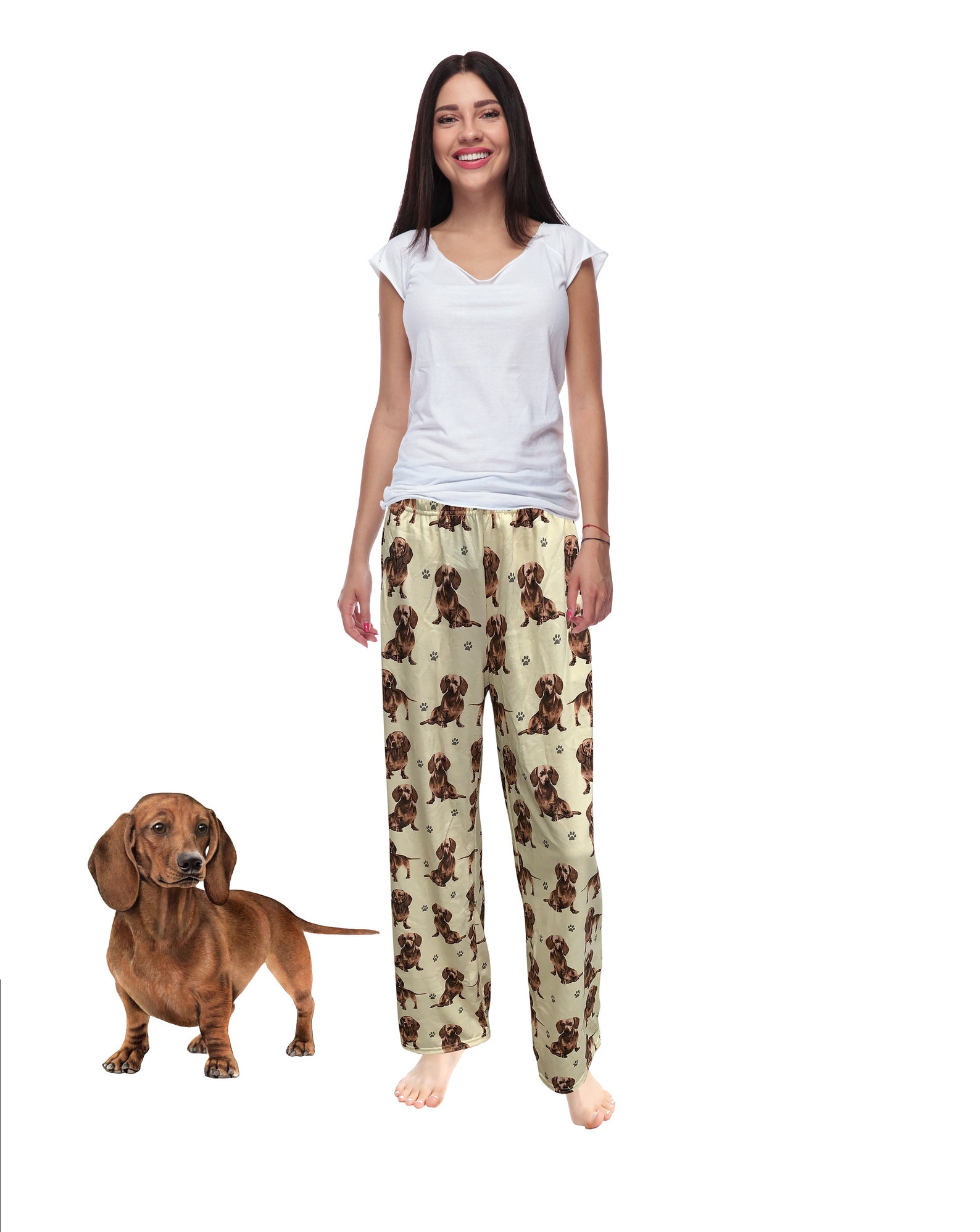 Dachshund Unisex Cotton Blend Pajama Bottoms Super Soft and Etsy UK
