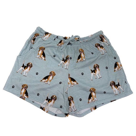 Beagle Womens Lounge Shorts Super Soft 