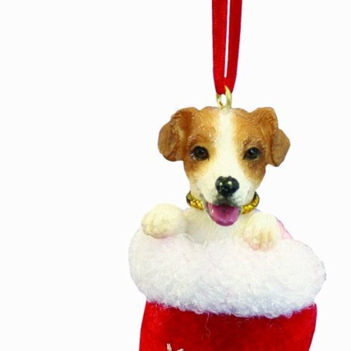 Jack Russell Terrier Felt Christmas Ornament Etsy