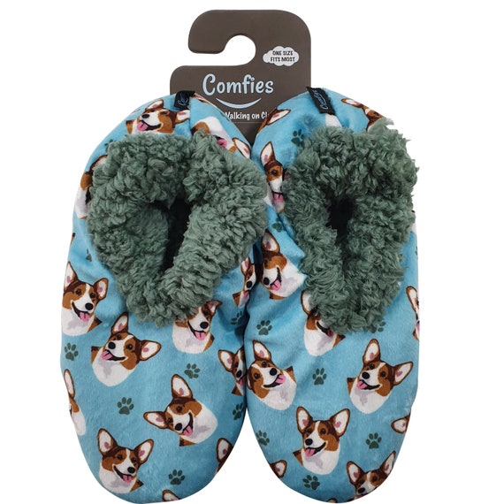 corgi dog slippers