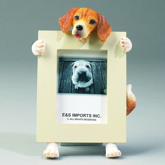 Beagle Picture Frame Makes A Perfect Gift For Hand Painted Holds 2 1 X 3 5