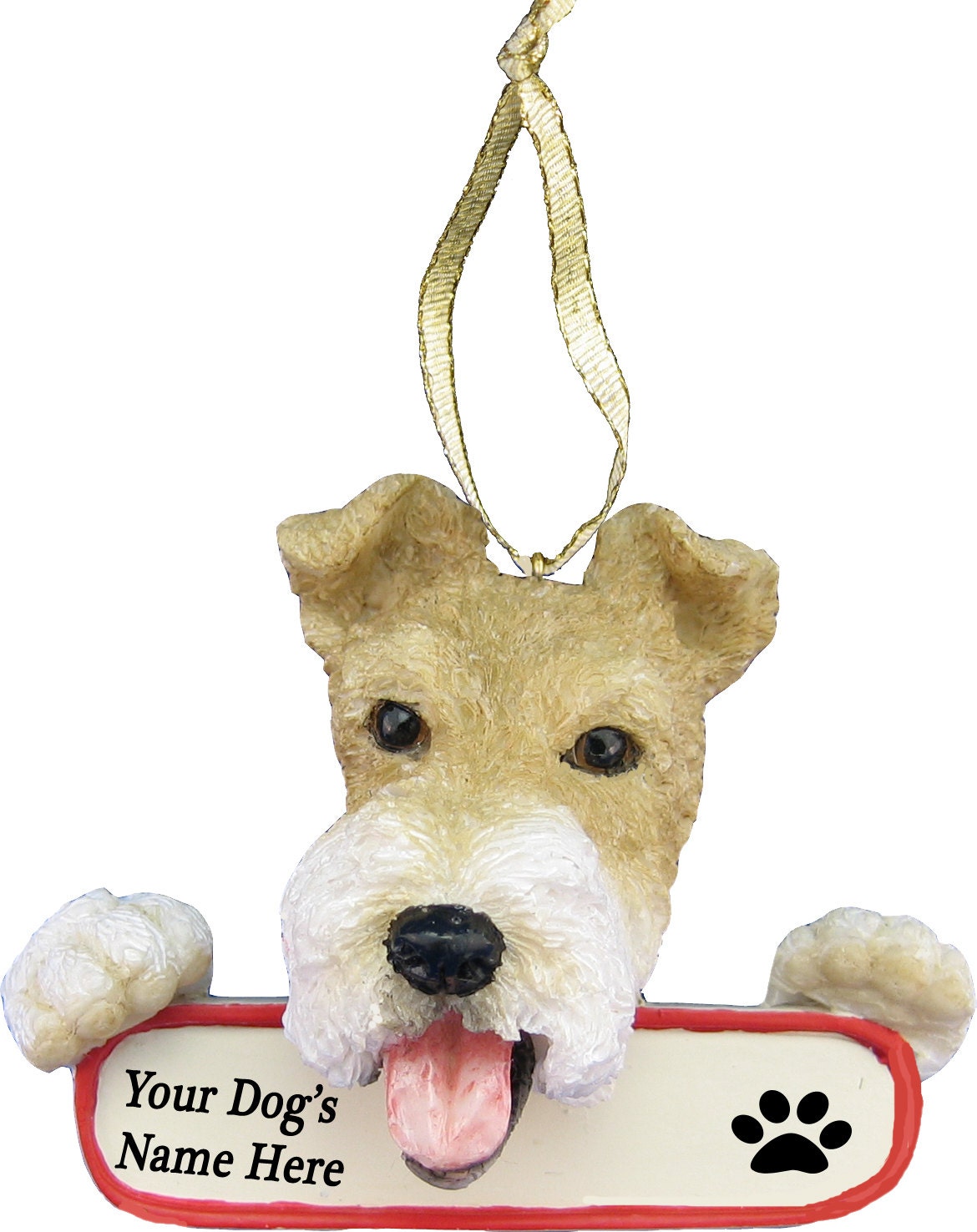 fox terrier ornaments