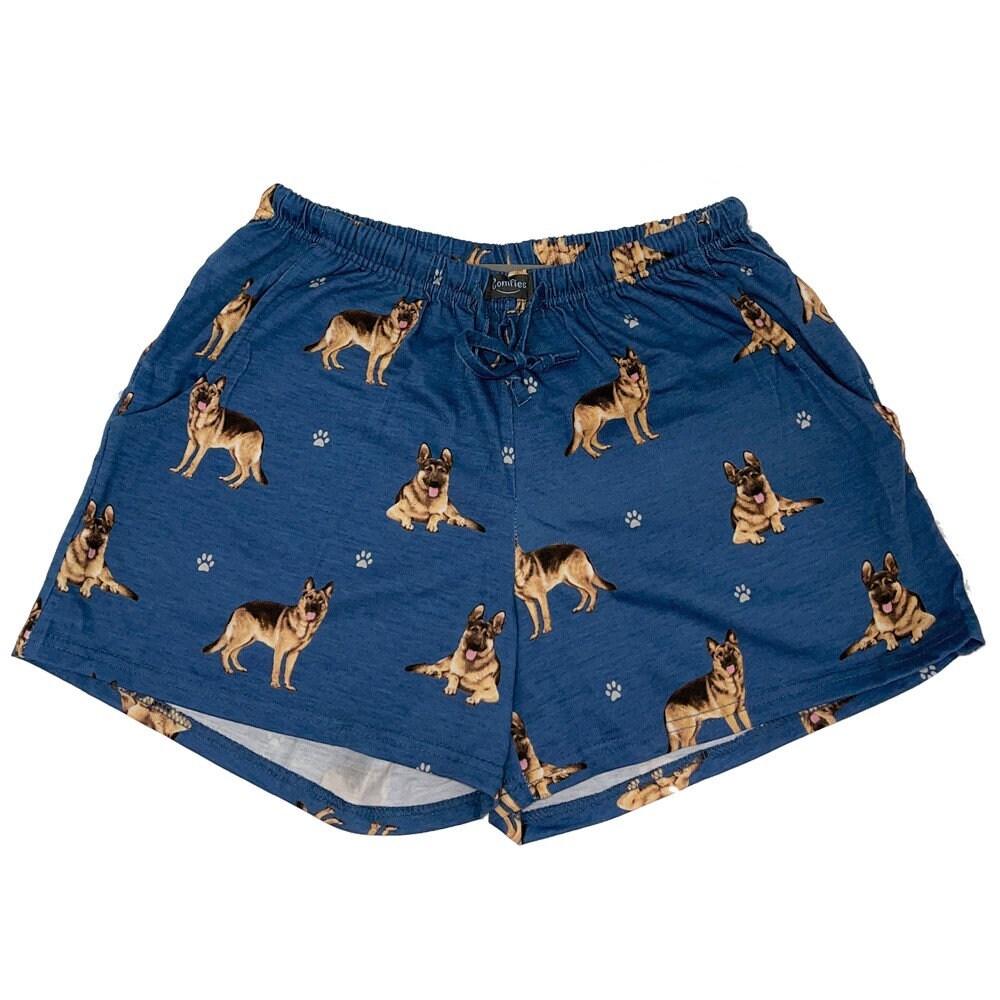 German Shepherd Womens Lounge Shorts 
