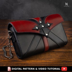 Gothic Bag Pattern / Leather Punk Style