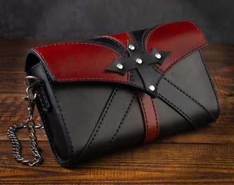 Gothic Bag Pattern / Leather Punk Style