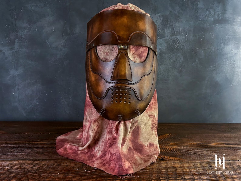 Leather Mask Pattern - Medieval Torturer - S-M-L Sizes Halloween ...