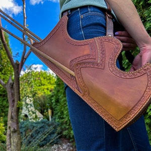 Leather Turkish Quiver & Bracer Pattern: Medieval Archer Set (PDF ...