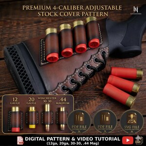 Tactical Shotgun Shell Card Holder - 12 Gauge Ammo Carrier For 2-6 Round Side Loading