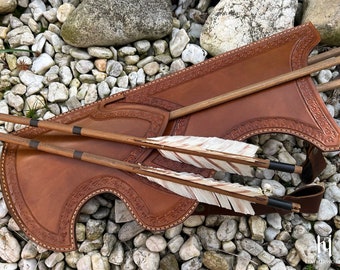 Leather Turkish Quiver & Bracer Pattern: Medieval Archer Set (PDF Pattern)