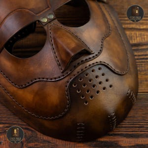 Leather Mask Pattern - Medieval Torturer - S-M-L Sizes Halloween ...