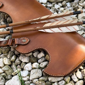 Leather Turkish Quiver & Bracer Pattern: Medieval Archer Set (PDF ...