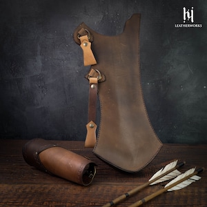 Leather Quiver Pattern DIY / Medieval Turkish Quiver / Set for the ...