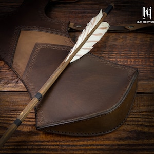 Leather Quiver Pattern DIY / Medieval Turkish Quiver / Set for the ...
