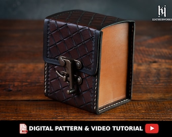 Deck Box Pattern Three Sizes / Commander Deck Box Pattern / Cards Case Template/ PDF Video Tutorial