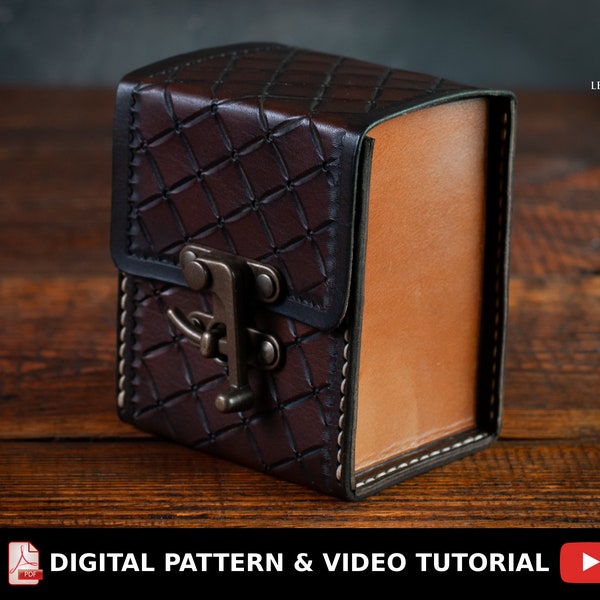 Deck Box Pattern Three Sizes / Commander Deck Box Pattern / Cards Case Template/ PDF Video Tutorial