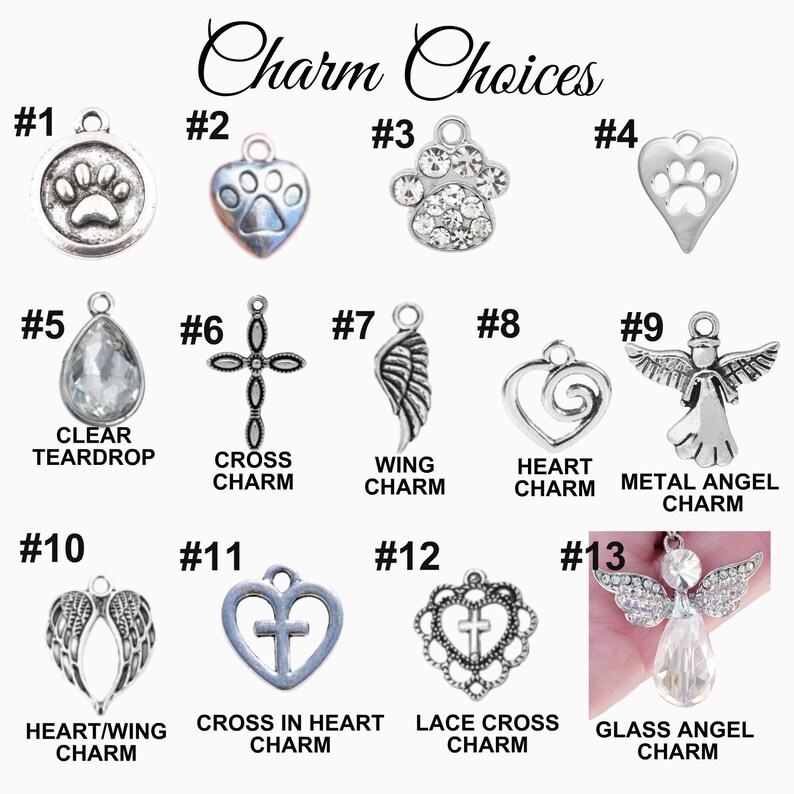Pet Memorial Photo Car Hanging Charm, Quote Choices, Pet Loving Memory Remembrance Gift for Rear-View Mirror image 10