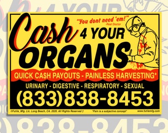 Znak Cash 4 Your Organs