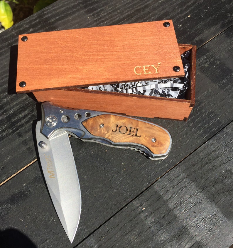Engraved Tactical Knife Groomsman Gift Custom Knives Family Reunion ...