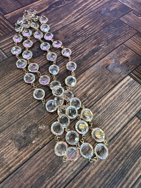 Napier Clear Crystal Necklace - image 2