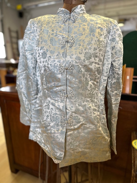 Stylish Asian Stand Collar Silk Coats Jacket Outwe