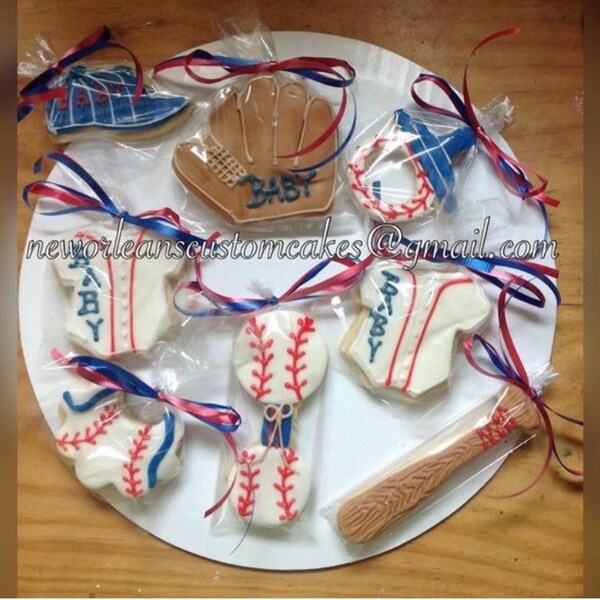 Baseball Cookies Etsy