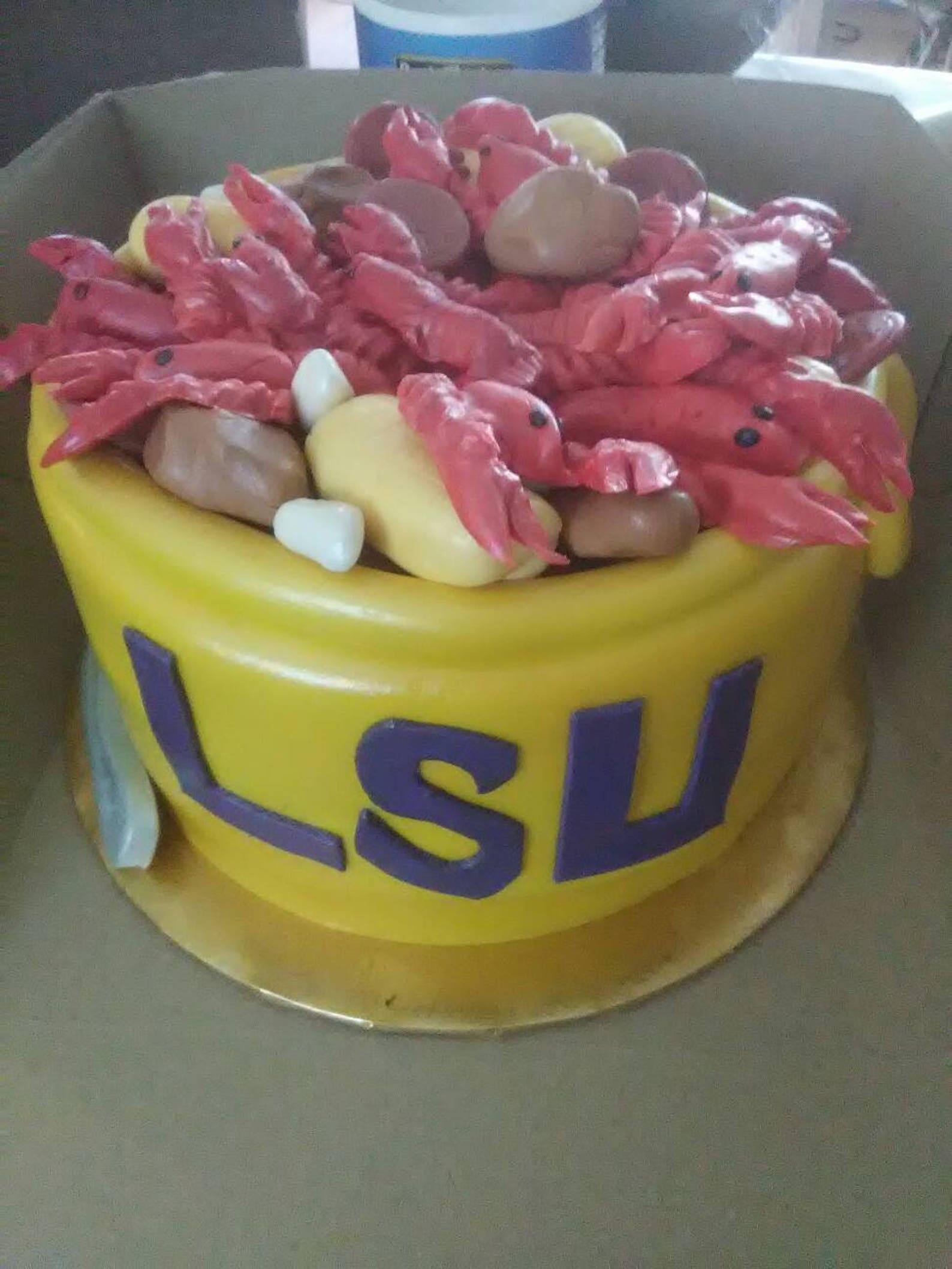 Crawfish pot marshmallow fondant cake toppers 34 PC's Etsy