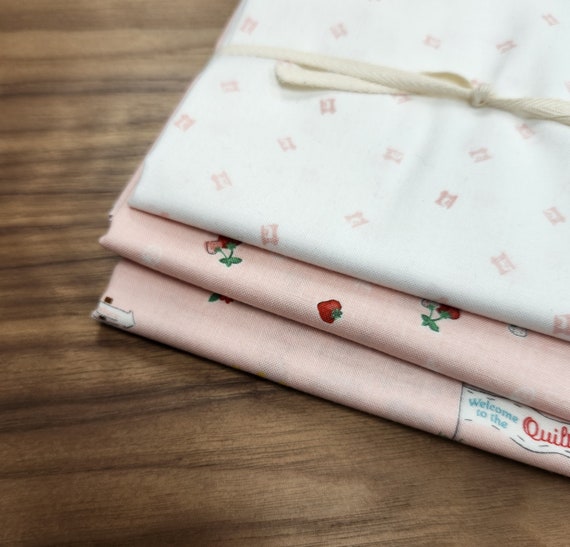 Quilt Fair- 1/2 Yard Bundle (3 Pink Fabrics) by Tasha Noel for Riley Blake Designs
