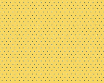 Cotton Nook - 1/2 Yard Increments, Cut Continuously (C17977 Dots Yellow) by Minki Kim for Riley Blake Designs