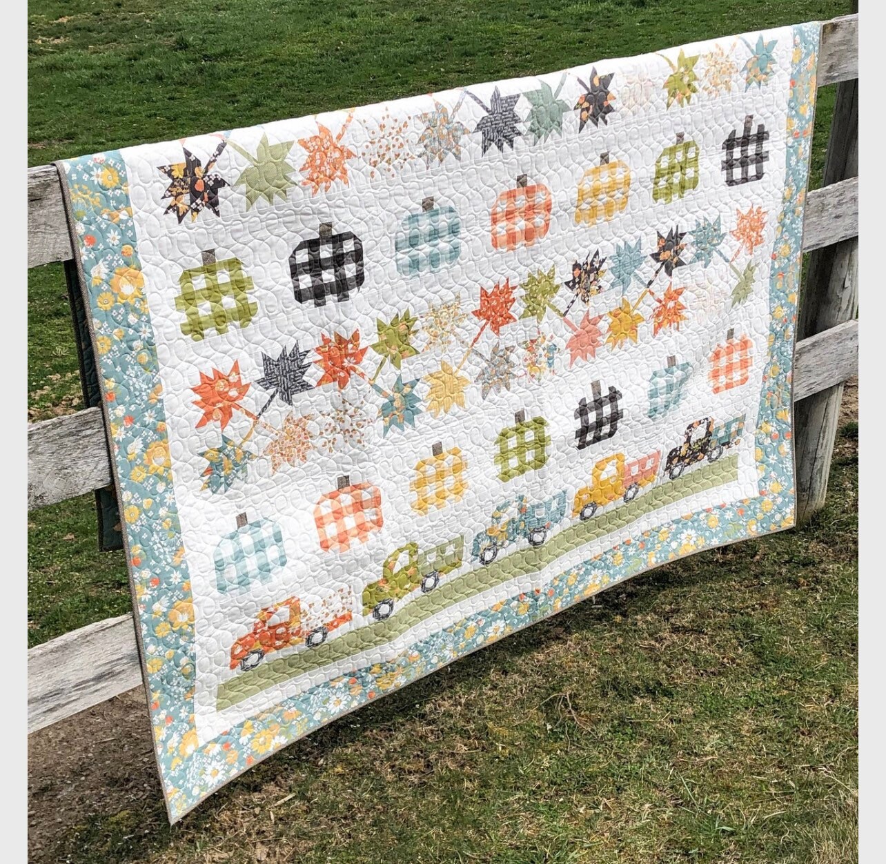 Roadside Harvest Boxed Quilt Kit KIT29120 Finished Size 72” x 80