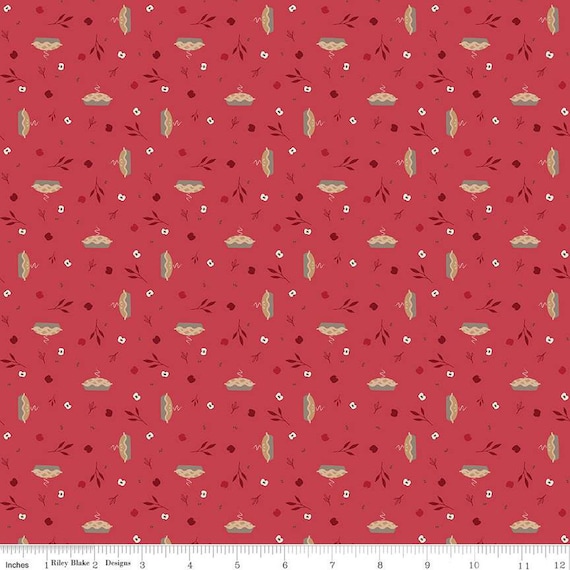 To Grandmother's House-1/2 Yard Increments, Cut Continuously (C14373 Grandma's Apple Pie Berry) by Jennifer Long for Riley Blake Designs