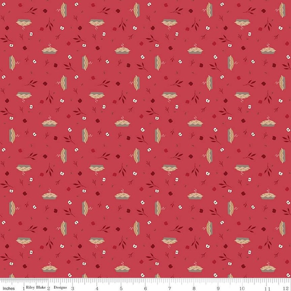 To Grandmother's House-1/2 Yard Increments, Cut Continuously (C14373 Grandma's Apple Pie Berry) by Jennifer Long for Riley Blake Designs