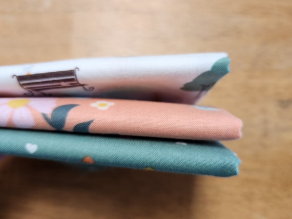 Community- Quarter Yard Bundle (3 Fabrics) by Citrus and Mint Designs for Riley Blake Designs