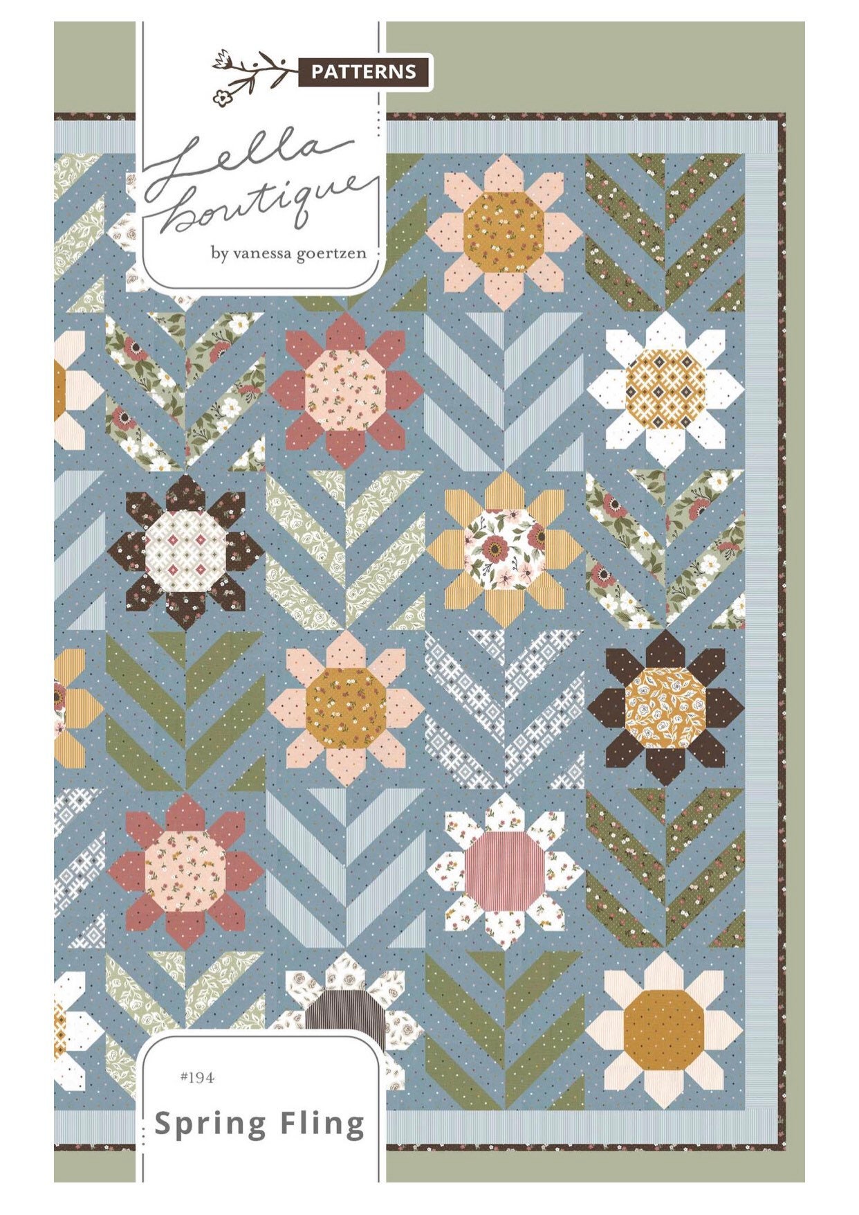 Spring Fling Quilt Pattern by Vanessa Goertzen of Lella Boutique for