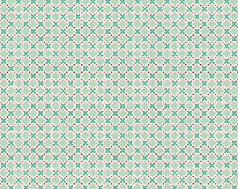 Berry & Sage - 1/2 Yard Increments, Cut Continuously (C17396 Criss Cross Sage) by Lori Holt for Riley Blake Designs