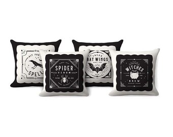 Sophisticated Halloween Pillow Panel (P14626) by My Minds Eye for Riley Blake Designs