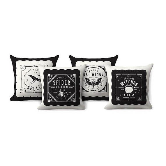 Sophisticated Halloween Pillow Panel (P14626) by My Minds Eye for Riley Blake Designs