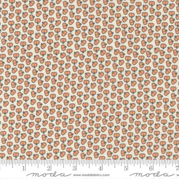 Owl O Ween-1/2 Yard Increments, Cut Continuously (31195-11 Pumpkin Patch Ghost) by Urban Chiks for Moda