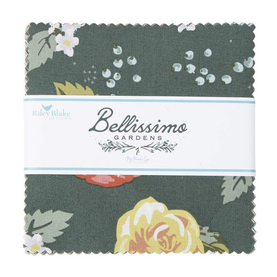 Bellissimo Gardens-5 Inch Stacker (5-13830-42 Fabrics) by My Minds Eye for Riley Blake Designs