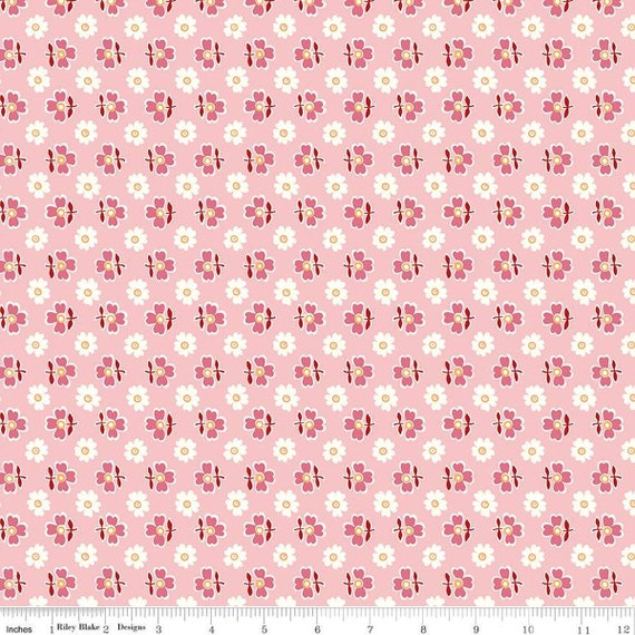 Bee Vintage -1/2 Yard Increments, Cut Continuously (C13082 Mable Frosting) by Lori Holt for Riley Blake Designs