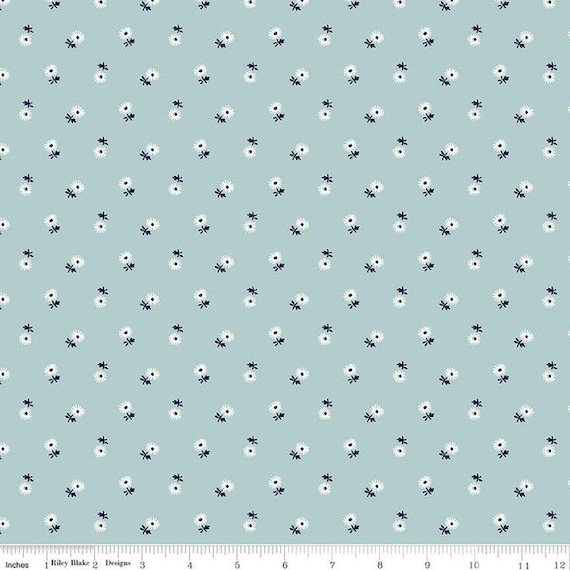 Liberty Riviera - End of Bolt 10" (01666462 C Sunshine Daisy C) Liberty Fabrics for Riley Blake Designs