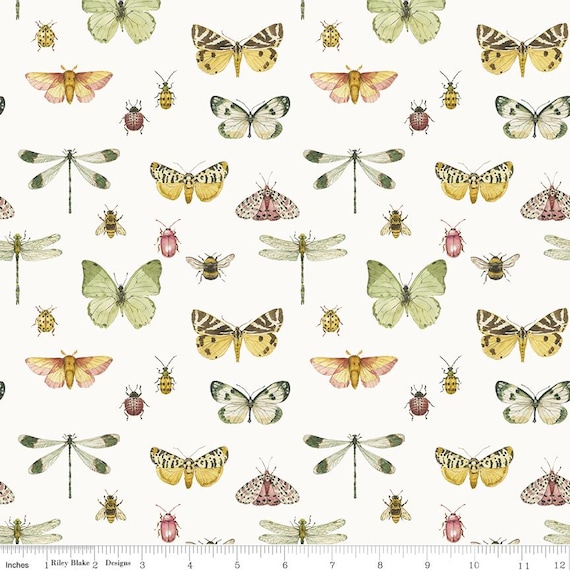 Love Me More - 1/2 Yard Increments, Cut Continuously (CD15632 Flutter Cloud) by Lisa Audit for Riley Blake Designs