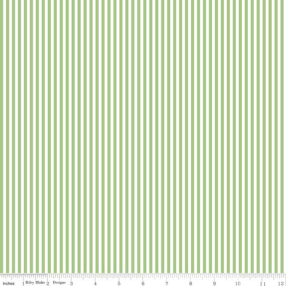 1/8" Stripe (C495 Green) by Riley Blake Designs