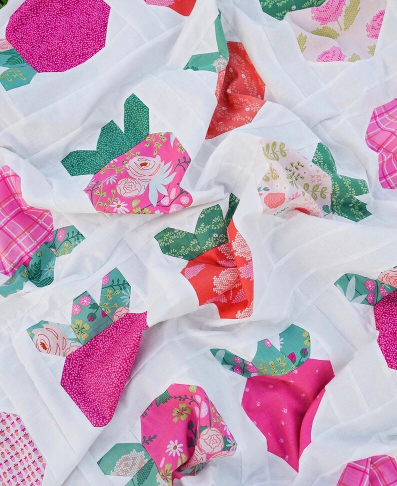 New Dawn 12 Yard Increments C9853 Blush Strawberry by Citrus and Mint for Riley Blake Designs Cut Continuously